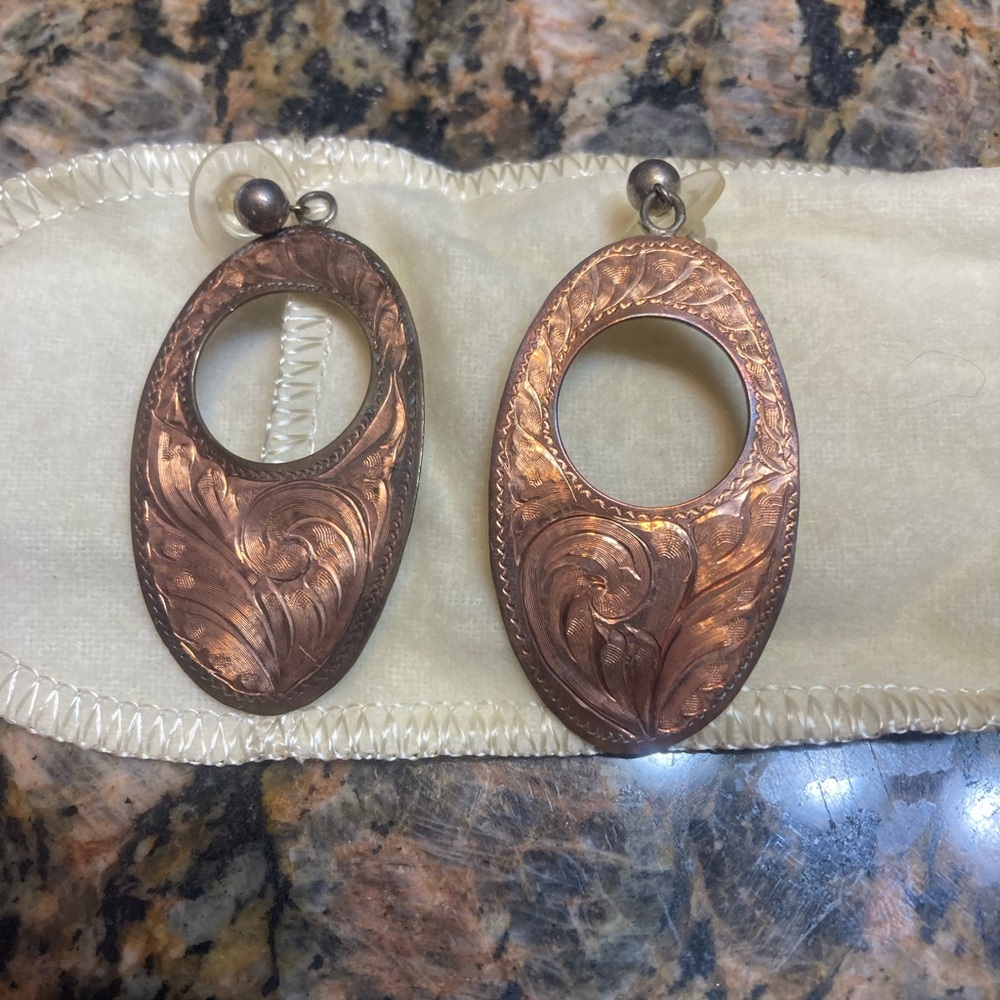 Handmade Copper Earrings